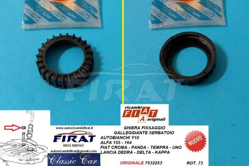 GHIERA GALLEGGIANTE SERBATOIO FIAT CROMA PANDA UNO Y10 (7532253)